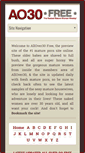 Mobile Screenshot of ao30free.com